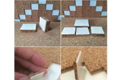 China Cork block Glass Separator Spacer Protective Gasket wooden pads supplier