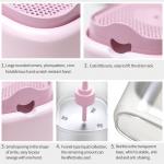 ROSH Foam Soap Pump Dishwasher Soap Dispenser With Sponge Holder