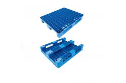 China 3 Skids HDPE Pallets Open Deck Plastic Pallet 45*35cm 100*50cm supplier