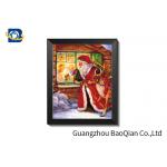 Christma Holiday Theme PET 3D Lenticular Pictures For Indoor Decoration for sale