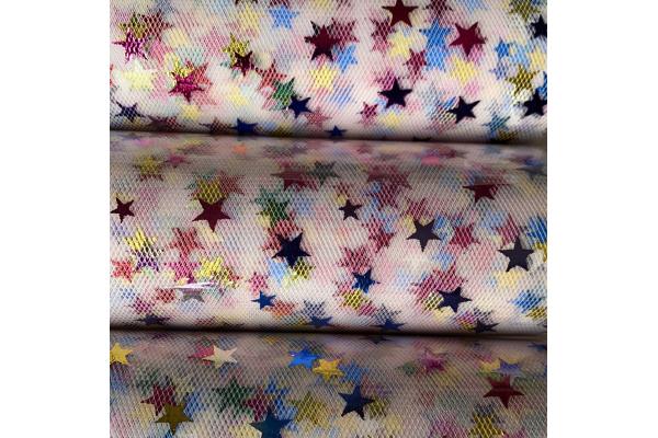 Glitter Pattern Organza Tulle Rolls 28E Density Unmatched