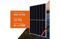 China 655W Canadian Solar Photovoltaic Modules 660W 675W Black Frame Mono Perc Solar Panel supplier