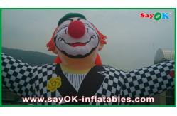 China Customized Commericial Vivid Inflatable Clown Mascots With Logo Printing supplier