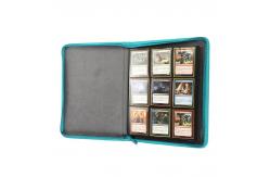 China Pokemon Playing Trading Card Binder Pu Leather 18 Pockets With Zipper supplier