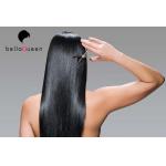 Tangle-Free 14 Inch 6A Remy Hair Steam Straight Crochet Braids With Human Hair for sale