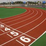 Anti Yellowing Synthetic Outdoor Flooring Runway Durable For School