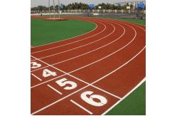 China Anti Yellowing Synthetic Outdoor Flooring Runway Durable For School supplier