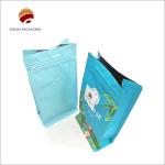 Custom Logo Printed Flat Bottom Bag Personalized Design Fading Resistance for sale
