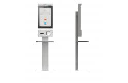 China Self Service Checkout Machine Payment Terminal Kiosk With 1D / 2D Barcode Scanner supplier