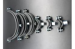 China Custom Different Size EPDM Rubber Pipe Clamp with Two Screws supplier