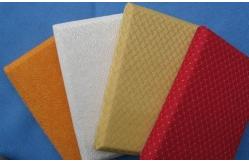 China Fabric Covered Acoustic Wall Panels Sound Proofing and Fireproof Materials supplier