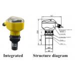 4 - 20mA Ultrasonic Water Level Meter 24V Digital Fluid Level Sensor For Municipal Project for sale