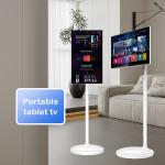 Qtenboard 27 32 Inch Portable Smart TV Touch Screen Smart TV Android 13 Rechargeable Portable TV Tablet for sale