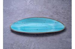 China FDA Approved 14 16 Stoneware Oval Serving Platter supplier