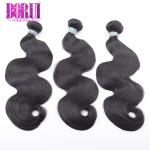 Unprocessed Brazilian Virgin Human Hair Body Wave With Thick Ends Cuticle Aligned BORUI for sale