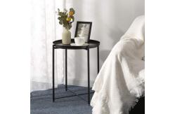 China Small Coffee 21.5x19x1.9 Inches Sofa Side End Table With Tray supplier