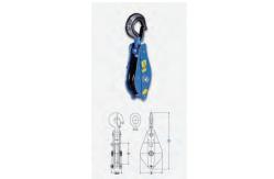 China Zinc Plated Standard Reeve Block 2 - 5 Sheaves With Hook supplier