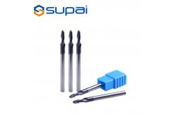 China High Precision Tapered End Mills , Solid Carbide Ball Nose End Mills supplier