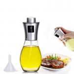 Kitchen Cooking Glass Olive Oil Spray Bottle 200ml Borosilicate Type for sale