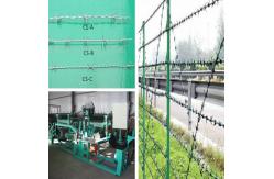 China Automatic Barbed Wire Making Machine 1.6mm 2.8mm Double / Single Twist supplier