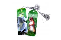 China Puppies And Kittens bookmark for reader 3D Lenticular Bookmark Promotions supplier