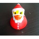 PVC Floating Personalised Santa Rubber Duck / Snowman Shaped Kids Gift for sale