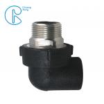 PE100 PN16 SDR11 HDPE Socket Fusion Fittings Male Elbow for Water Supply for sale