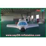 Giant White Inflatable Air Plane Inflatable Model With CE Or UL Blower