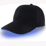 Glow Rave Party LED Baseball Caps Light Up Hats With 2pcs CR2016 Battery for sale