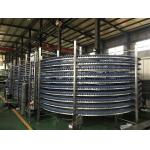Croissant Industrial Cooling Tower Conveyor Stainless Steel Material for sale