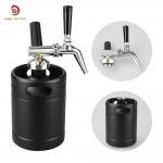 Black 64oz Nitro Cold Brew Coffee Makers , Stainless Steel Mini Nitro Cold Brew Keg for sale