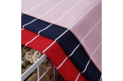 China Lightweight Breathable Soft Striped Cotton Fabric For French Terry supplier