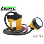 ATEX 800mA LED Miners Cap Lamp 25000Lux 348lum Underground for sale