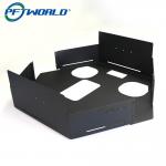 OEM Custom Aluminum Laser Cutting Parts With Black Anodizing For Sheet Metal