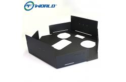 China OEM Custom Aluminum Laser Cutting Parts With Black Anodizing For Sheet Metal supplier