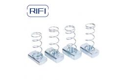 China Rifi Spring Nut Zinc Plated Yellow Zinc Plated Good Quality supplier