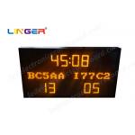 Multi Functional Led Electronic Scoreboard Football With Iron / Steel Frame for sale