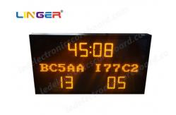 China Multi Functional Led Electronic Scoreboard Football With Iron / Steel Frame supplier