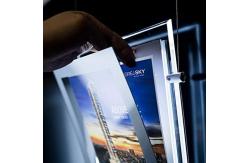 China Window Hanging Display Crystal Acrylic Light Box  supplier