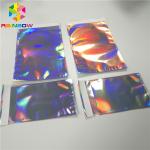 Self Adhesive Hologram Envelop Bags 8x12 Inch For Phone Case / Clothes Packing