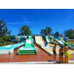 Kids Play Amusement Water Games Fiberglass Slide For Swimming Pool for sale