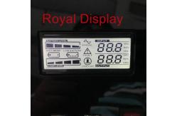 China Monochrome Segment 6 Digits Custom Fuel Dispenser LCD Display supplier