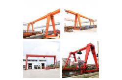 China Remote Control 10 Ton Gantry Crane Lightweight Single Girder Crane With Electric Hoist supplier