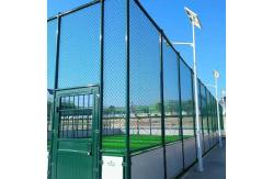 China Garden Diamond Chain Link Fence 3-4mm Diameter Mesh supplier