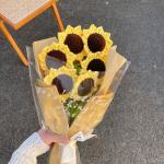 Handmade Crochet Tulip Bouquet Kit DIY Knitting Yarn Flowers Valentine’s Gift for Girlfriend Teacher’s gift for sale