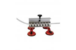 China 8 Rollers Manual Multilayer Pipe Straightener Aluminum Plastic Tube Straightener With Sucker supplier