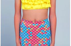 China 3PCS Sets Toddler Swimmable Mermaid Tail For Boys / Girls Flexible Elastic supplier