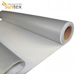 32 Oz High Temperature Fabric Silicone Fiberglass Fabric For safety curtains automatic fire curtain for sale