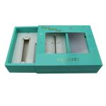 Essential Oil  Paper Nail Polish Boxes For Packaging Box With Window Display for sale