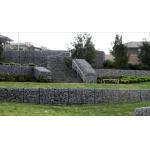 80x100mm Double Twist Wire Mesh PVC Coated Gabion Sack for sale